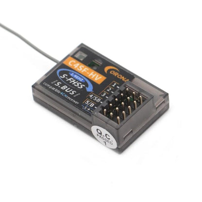 Corona C4SF C4SF-HV 2.4GHz 4 Channels S-FHSS/FHSS SBUS Compatible Receiver for FUTABA S-FHSS FHSS 3PV/7PX/4PLS/4PV/7PX/4PX etc Models Parts (C4SF-HV) - style: C4SF-HV