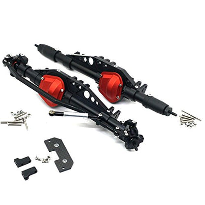 Aluminum Axle Front & Rear Axle for 1/10 RC Axial Wraith 90018 90048 90053