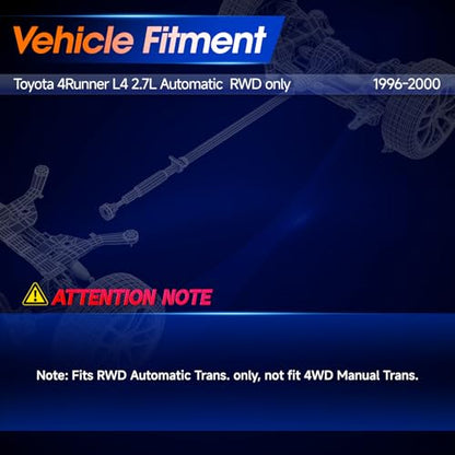 58.66'' Rear Drive Shaft Prop Shaft Driveshaft Assembly [Automatic Transmission RWD Only] Fit for Toyota 4Runner 1996 1997 1998 1999 2000 L4 2.7L, OE 936-723, 371103D060 - size: Fit 1996-2000 4Runner L4 2.7L RWD, Auto Trans