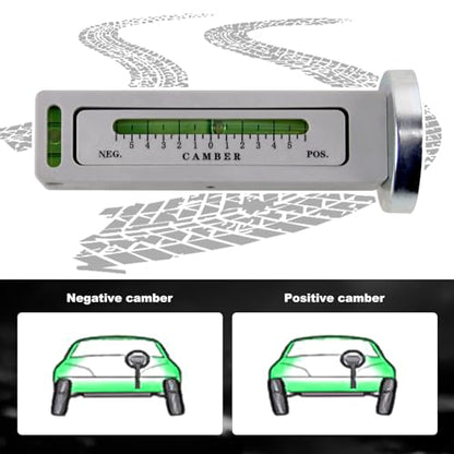 RULLINE Magnetic Camber Gauge – Wheel Alignment Tool for Cars/Trucks/RV | Magnetic mount attaches to steel hubs/rotors. Measures camber angle. For DIY alignment checks. Saves trips to alignment shops - size: 1 PACK
