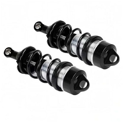 Aluminum Shock Absorber Upgrade Parts for Arrma 1/7 Felony 6S BLX Infraction 6S BLX Limitless Roller，Full Metal Front Rear RC Shocks Damper Replacement of #ARA330627, ARA330628 4Pcs/set(Black)