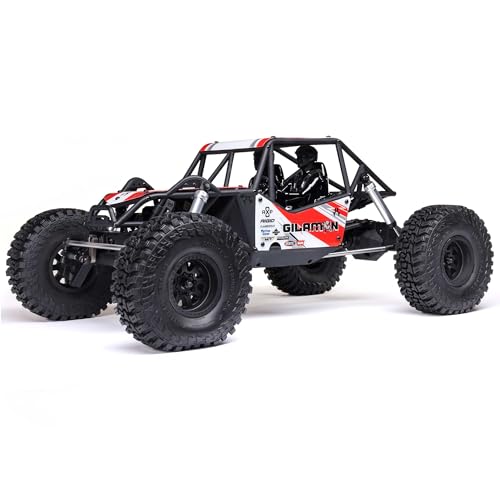 Axial AXP8 Gilamon 1/8 RC Crawler 2.2 4X4 RTR Trail Buggy, Red | Brushed, AXI-1207T2, Battery and Charger Not Included - color: Red