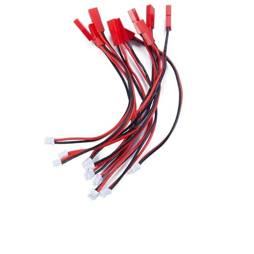 RC Models For Axial For SCX24 1/24 Connector Soft Silicone Cable Wire Male RC Micro Crawler Car Model Accessory Assemble(Size1) - size: Size1