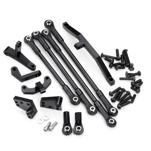 Aluminium Front Suspension Three Link Kit | Upgrade Parts, For 1/10 TF2 Trail Finder 2, RC Crawler Car