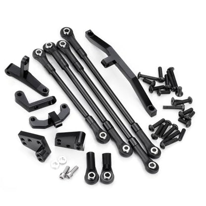 Aluminium Front Suspension Three Link Kit | Upgrade Parts, For 1/10 TF2 Trail Finder 2, RC Crawler Car