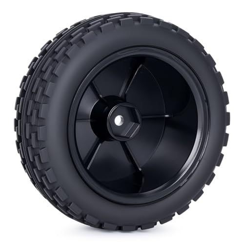 1/10 RC Buggy Tires 12mm Hex 4PCS for Serpent XRAY Tekno Yokomo Tamiya | Durable 1/10 off-road buggy tires & 12mm hex wheels.Upgrade Front and Rear Racing Tyres set.Great traction.