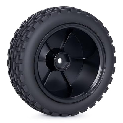 1/10 RC Buggy Tires 12mm Hex 4PCS for Serpent XRAY Tekno Yokomo Tamiya | Durable 1/10 off-road buggy tires & 12mm hex wheels.Upgrade Front and Rear Racing Tyres set.Great traction.