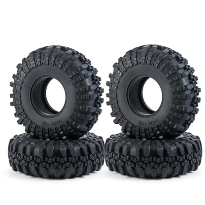 RC-Hub 4pcs 2.2'' Rubber Tires with Foam for 1/10 Axial Wraith 90048 90053 | Wheel Tires OD 137mm,Fits for 90048 90053 RR10 AXI03005,RC Upgrade Parts