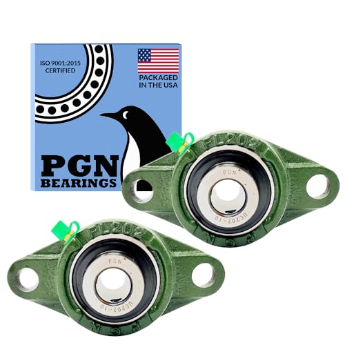 PGN UCFL202-10 (2 Pack) 2-Bolt Flange Bearing 5/8" Bore - size: 2, style: UCFL202-10