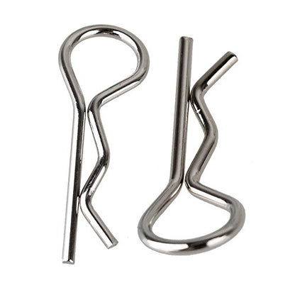 Hosim 50pcs Durable Stainless RC Car Shell Body Clip Pins, 0.8mm Universal Replacement Pins for 1/12 1/16 1/18 1/24 Scale RC Vehicles and Hosim 9112 9122 9123 RC Cars