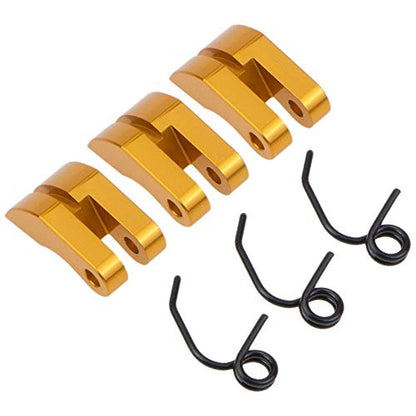 Replacement Part For Aluminum 3 Clutch Shoes With Spring For 1/8 Nitro Engine RC Model Car Shoe Clutch - (Color: Red) - color: Red