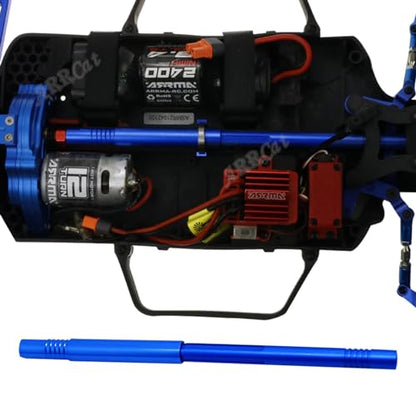 Aluminum Comp Center Slider Driveshaft Upgrades Part for 1/10 Senton 4X4 3S Blx&550, Alloy Centor Drive Shaft for Senton 4X4 3S Blx&550,Navy Blue - color: Dark Blue-upgrades Driveshaft