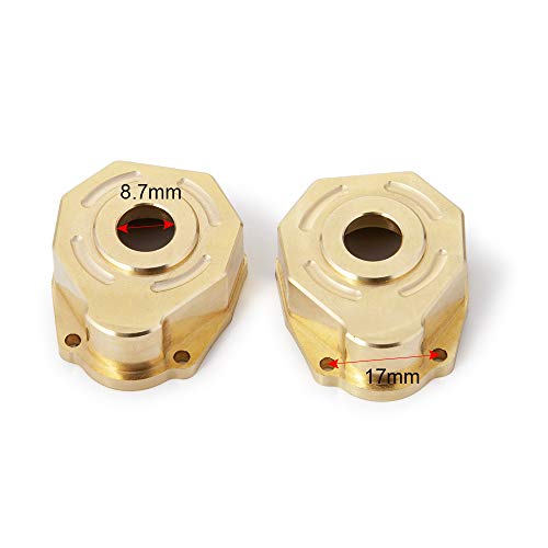 Heavy Duty Brass Steering Knuckle Portal Cover for 1/10 RC Crawler TRX-4