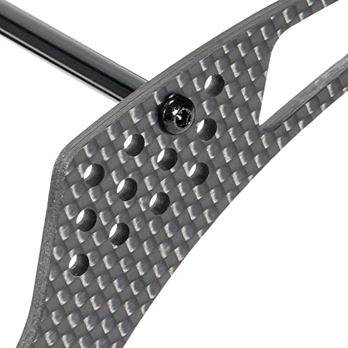 RC Chassis Kit Frame Girder LCG Carbon Fiber for 1/10 RC Rock Crawle, Gen3 Carbon Fiber LCG Chassis Rails Kit, Lightweight Thickened Cheater Rigs Frame Rails for 1/10 RC Rock Crawler Axial SCX10