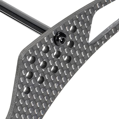 RC Chassis Kit Frame Girder LCG Carbon Fiber for 1/10 RC Rock Crawle, Gen3 Carbon Fiber LCG Chassis Rails Kit, Lightweight Thickened Cheater Rigs Frame Rails for 1/10 RC Rock Crawler Axial SCX10