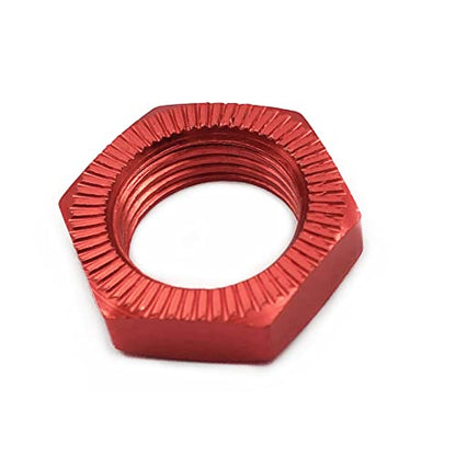 FainWan 4-Pack 12mm to 17mm Wheel Hex Hub Adapter Extension Conversion for 1/10 RC Car and Upgrade 1/8 Tires(RED)