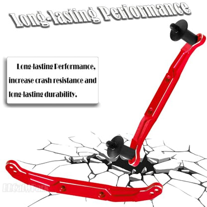 RC Body Mount Upgrades Part for 1/10 Slash 4x4 VXL,Aluminum Front & Rear Body Mounts with Body Posts Hops Up,Red - color: Red - (Upgrades)