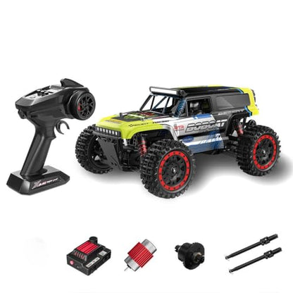 S912 1/16 Remote Control Drift Car, 2.4G Brushed Full-Proportional 4WD 36KM/H High-Speed RC Climbing Car Mini 2 Batteries RC Buggy Rock Crawler Model Toy Gift -RTR - style: S912 1/16, 2 Batteries, Green