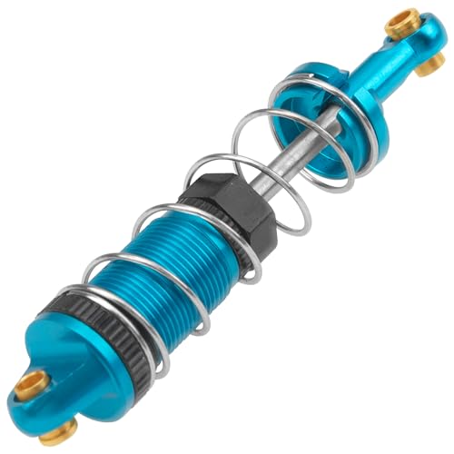4Pack ShareGoo RC Car Shock Absorbers Metal Shocks Damper Compatible with MJX Hyper Go 16207 16208 16209 16210 H16BM H16GT H16DR 1/16 RC Car Upgrades Part (Blue) - color: Blue