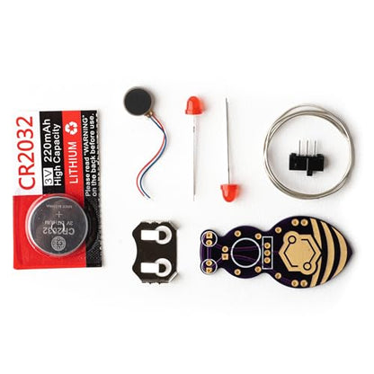 Jitterbug Soldering Kit | DIY Electronics Projects for Beginners | STEM Practice Science Project | Electronic Vibration Motor Circuit Boards with Battery - style: Individual Pack