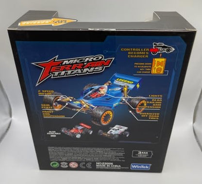 Mini RC Buggy Off-Road 1:64 Scale Upgraded 2.4G 5-Channel 7CM RC Radio Wireless Remote Control Car Coke Can Micro Racing Pocket Portable Truck for Multi-Users (Blue) - color: Blue-buggy