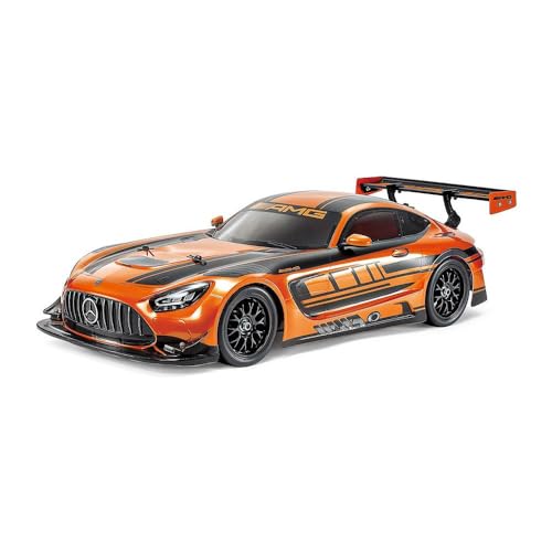 Tamiya 58750 1:10 RC Mercedes-AMG GT3 EVO TT-02 Remote Control Car, Vehicle, Model Building, Assembly, Hobby, RC Kit, Unpainted
