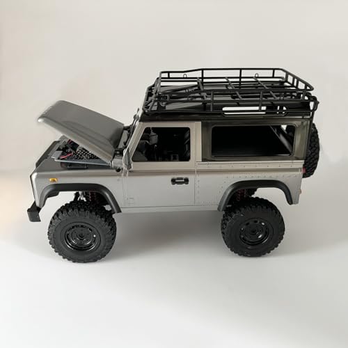RC Rock Crawler RC Truck 4x4 MN99S Land Rover 1/12 Scale RC Crawler | Remote Control Truck Off Road All Terrain Proportional Throttle Steering RTR New Chassis 280 Motor Adult