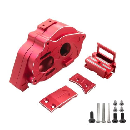 Center Gearbox 57T Diff Metal Upgrades for Mojave 4S for BLX 1/10 | RC Car Upgrades Modify Repair Parts with metal gearbox and 57T diff smooth torque split heat control(Red 2) - color: Red 2