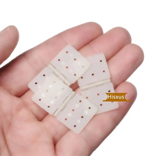 120 Pcs 3Sizes White Pinned Hinge with Removable Split Pins Compatible with RC Airplane Parts DIY Accessories (1, 120PCS)