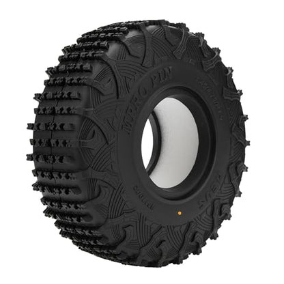 MEUS RACING 1.9 Tires - MS6 MPRO PIN Tires for Axial SCX10 Pro SCX10 TRX4 Redcat Gen8 1/10 RC Crawler Car, 1.77/4.75/R1.9, #M1902