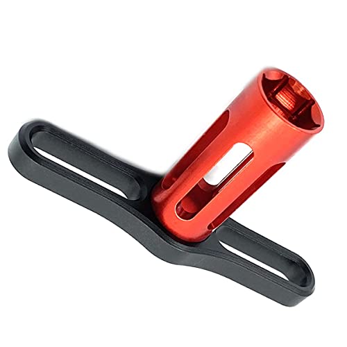 FainWan 17mm HEX Nuts Installation Tools Sleeve for H-S-P RC 1/8 Buggy Car Tires Tyre Wheel Rim (Red)
