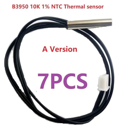 NT18B07 7-Channel NTC Temperature Transmitter， B3950 10K Thermistor to RS485 Module with Modbus RTU， for PLC Data Logger Industrial Temperature Sensor & Data Acquisition (7PCS NTC A) - color: 7PCS NTC A