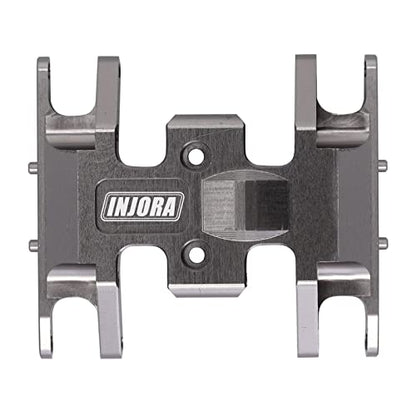 INJORA RC Skid Plate for Axial SCX24 Bronco Gladiator Deadbolt C10 Upgrades Parts 1/24 RC Crawler(Grey) - color: Grey