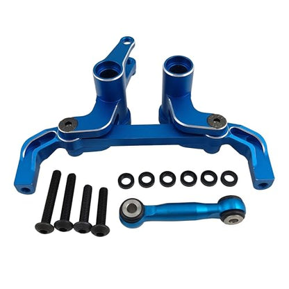 Aluminum Steering Bellcrank Set for 1/10 4-Tec Ford Mustang (Blue) | Alloy,Rear Wheel Drive,On-Road Drift,CAR-105237-4,10543,CNC Machined,High Strength,Precision Fit - color: Blue