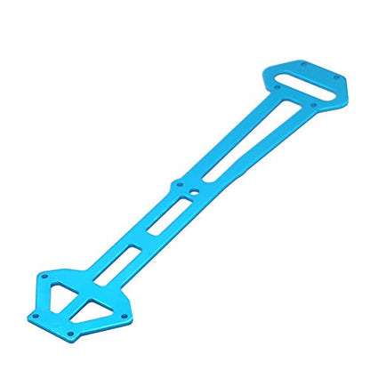 Vgoohobby Aluminum Alloy Upper Chassis Brace Radio Tray 04002 Compatible with Redcat Racing Volcano-EPX HSP 94107 94110 94111 94170 1/10 Off-Road Electric RC Buggy Monster Truck,Blue