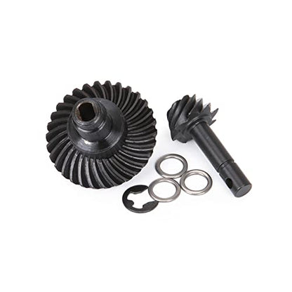 Heavy Duty Bevel Helical Overdrive Gear RC Car Bevel Gear 8T 24T/27T/30T/33T AR44 for 1/10 RC Rock Crawler Axial SCX10 II Axle Portal Spare Parts (30T 8T) - size: 30T 8T