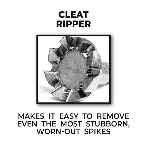 Softspikes Golf Cleat Kaddy - Attachments to Both Remove & Install Golf Spikes Quickly - Compatible with Any Insert System - style: Cleat Ripper and Two-Pin