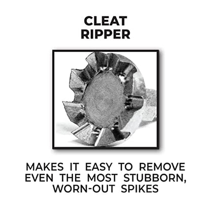 Softspikes Golf Cleat Kaddy - Attachments to Both Remove & Install Golf Spikes Quickly - Compatible with Any Insert System - style: Cleat Ripper and Two-Pin