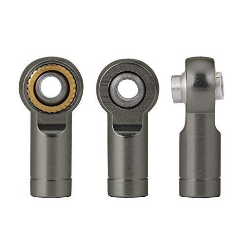 M3 Metal Tie Rod End Ball Joint Link Ball Head Holder, M3 Titanium | For 1/10 Axial SCX10 90046 90047 TRX4, RC Crawler Car, Parts - color: M3 Titanium