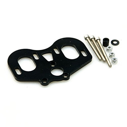 1set Aluminum Dual Motor Mount for Axial SCX10 Honcho 1/10 RC Crawler Car Black