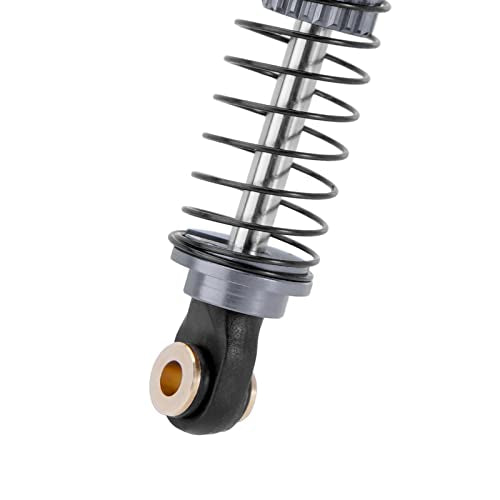 INJORA 59MM Threaded Oil Shock for 1/18 RC Redcat Ascent18 Upgrade (Grey) - color: Grey