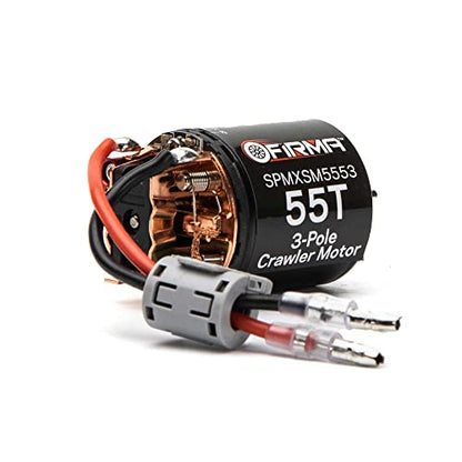 Spektrum Firma 55T Rebuildable 3-Pole Brushed Crawler Motor, SPMXSM5553