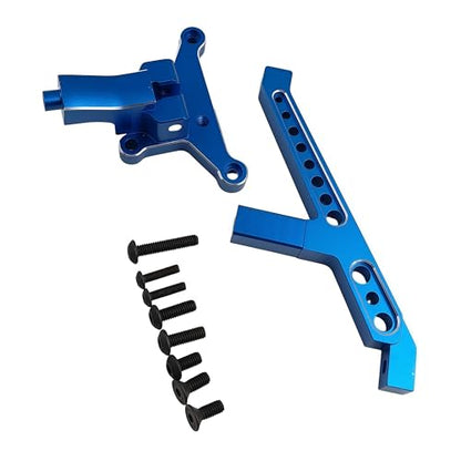 Aluminum Front Chassis Brace for 1/8 Sledge 4WD RC Truck (Blue) | Alloy,95076-4,9520,Monster Truck,Upgrade Parts,CNC Machined,High Strength,Precision Fit,Wear Resistant - color: Blue