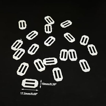 20PCS RC Plane Hinge Folding Leaf Paper Hinges Model Aileron Tail Wing Connector for RC Airplane Aircraft Helicopter DIY Model Plane Fix Wing Parts (17.5x10mm Rectangle) - style: 17.5x10mm Rectangle