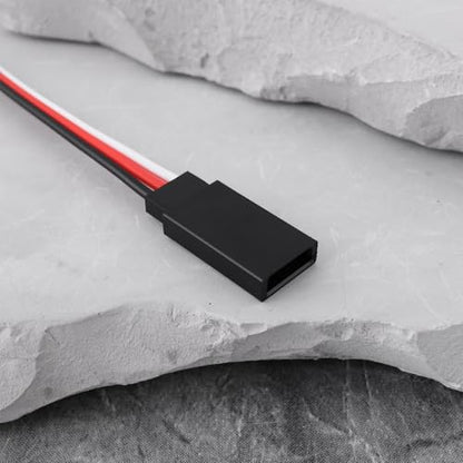 10PCS Female to Female Plug Extension Cable Wire Compatible with Futaba JR Connector for Extension Servo Connections 10cm