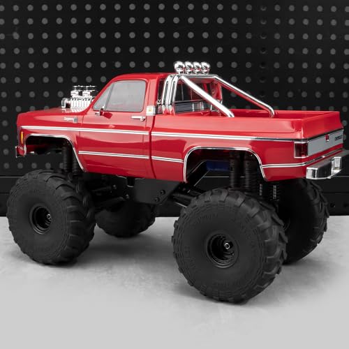 MORLORDY 4Pcs Plus RC Wheels & Tires Set 80 * 33mm for Axial SCX24 FCX24 AX24 TRX4M TFMS 1/18 1/24 RC Car Truck Upgrade Parts