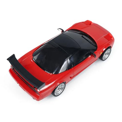 LDRC LD1803 2WD RC Drift Car 1:18 Wireless Control Racing Vehicles Gyroscope Light System Motor Servo ESC Hobby Grade Model, Birthday Gift(Red) - color: Red