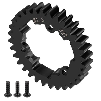 Steel 32T M1.5 Main Spur Gear for Tra-xxas 1/5 X-Maxx 6S 8S 1/6 XRT | 1/10 E-Revo 2.0 RC Crawler Car Upgrade Parts