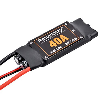 Readytosky 2-4S 40A Brushless ESC Electronic Speed Controller 5V/3A BEC | For F450 450mm S500 ZD550 RC Helicopter Quadcopter(4PCS)