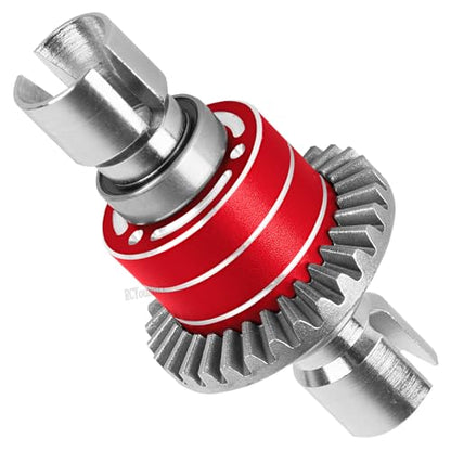 RC Front & Rear Differential Input Gear Kit Upgrades Part for 1/16 H16BM H16PL H16GT H16DR 16207 16208 16209 16210,1/14 14209 14210 14301 14303 Diff,Red - color: Red-(2pcs）